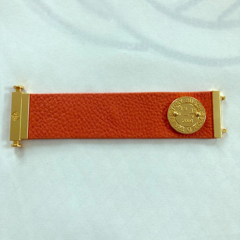 Tory Burch Leather Cuff Bracelet